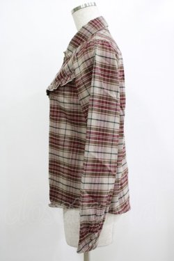 画像2: Fi.n.t / チェックブラウス Free ベージュ H-25-12-13-1047-CA-BL-NS-ZH