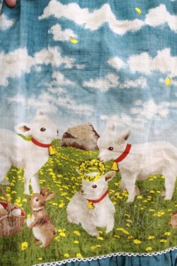 画像4: metamorphose / 【プラスサイズ】Dreamy Little Farm はしごレースフリルジャンパースカート プラスサイズ グリーン H-25-12-13-1004-ME-OP-NS-ZH