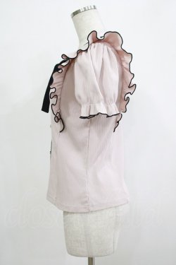 画像2: Ank Rouge / リボンタイ配色リブ M ピンク/ブラック H-25-12-13-1049-CA-TO-NS-ZH