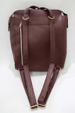 画像2: m petit by misako / AMリュック  ボルドー H-25-12-13-1053-LO-BG-NS-ZH