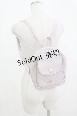 画像1: evelyn / キルティングリュック  ピンク H-25-12-13-1054-LO-BG-NS-ZH