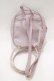 画像2: evelyn / キルティングリュック  ピンク H-25-12-13-1054-LO-BG-NS-ZH (2)