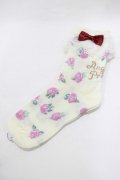 Angelic Pretty / Petit Roseクルー丈ソックス  アイボリー H-25-12-13-1055-AP-ZA-NS-ZH
