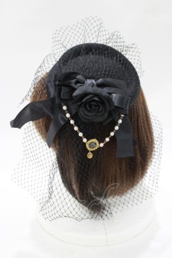 画像2: metamorphose / トークハット  ブラック H-25-12-13-1067-ME-AC-NS-ZH