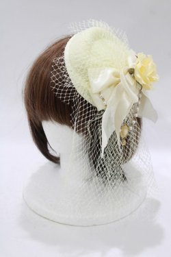 画像1: metamorphose / トークハット  生成り H-25-12-13-1068-ME-AC-NS-ZH