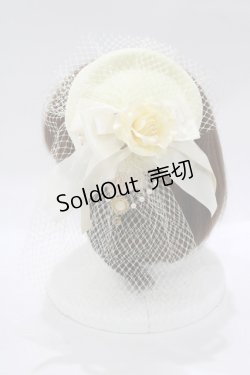 画像2: metamorphose / トークハット  生成り H-25-12-13-1068-ME-AC-NS-ZH