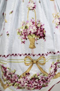 画像4: Innocent World / 邸宅のすみれグログランリボンジャンパースカート M サックス H-25-12-13-1005-IW-OP-NS-ZH