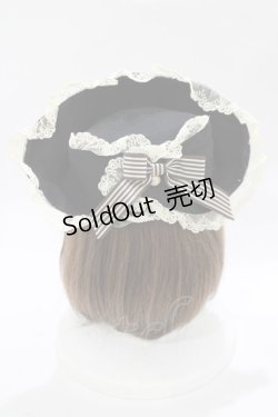 画像2: BABY,THE STARS SHINE BRIGHT / フローレンスのナースキャップ  ブラック H-25-12-13-1072-BA-AC-NS-ZH