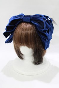 Hoshibako Works / お人形風ラッピングリボンカチューシャ  ネイビー H-25-12-13-1073-LO-AC-NS-ZH