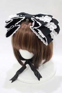 ALICE and the PIRATES / Dolly Ribbonヘッドドレス  ブラック H-25-12-13-1074-PA-AC-NS-ZH