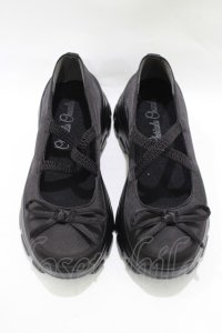 Cherirulu Chocola / バレエシューズ S ブラック H-25-12-13-1075-GO-SH-NS-ZH