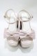 画像1: DearMyLoveRose / ビッグリボン厚底サンダル 22.5cm ピンク H-25-12-13-1076-EL-SH-NS-ZH (1)