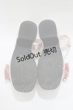 画像4: DearMyLoveRose / ビッグリボン厚底サンダル 22.5cm ピンク H-25-12-13-1076-EL-SH-NS-ZH
