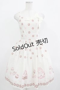 Innocent World / シュガーケーキジャンパースカート M/93cm丈 アイボリー H-25-12-13-1006-IW-OP-NS-ZH