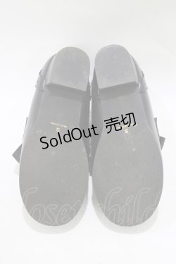 画像4: Amavel / 喫茶アマベルのショコラトリーローヒールローファーパンプス S/22.5-23cm ブラック H-25-12-13-1077-CA-SH-NS-ZH