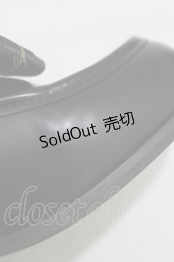 画像6: Amavel / 喫茶アマベルのショコラトリーローヒールローファーパンプス S/22.5-23cm ブラック H-25-12-13-1077-CA-SH-NS-ZH