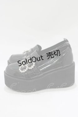 画像2: Bubbles / ダブルベルトローファー 36/22.5cm〜23.0cm ブラック/エナメル H-25-12-13-1078-CA-SH-NS-ZH