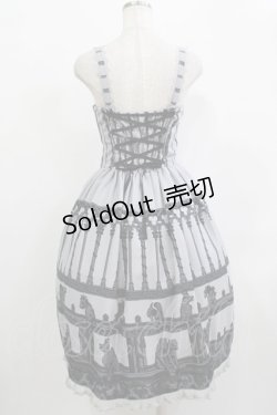 画像3: Innocent World / ノートルダムのガーゴイルウエストレースワンピース M/108cm丈 グレー H-25-12-13-1007-IW-OP-NS-ZH