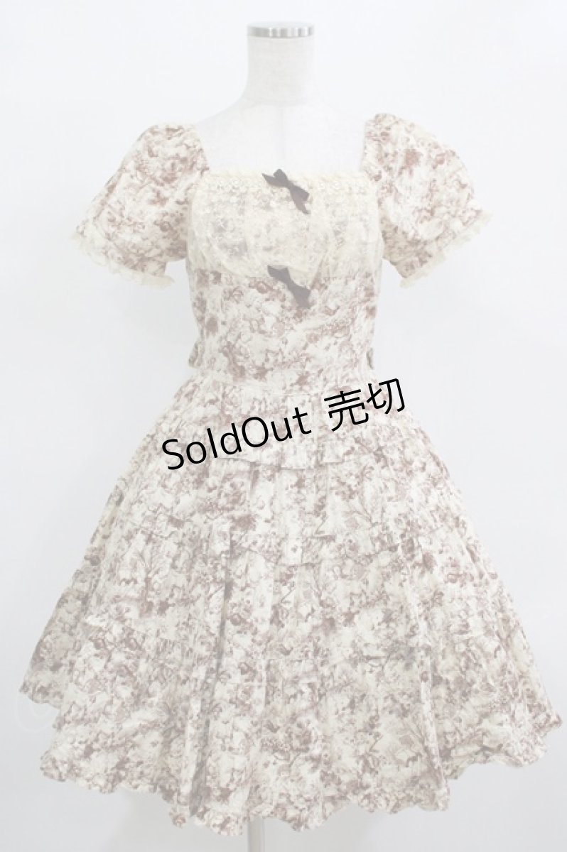 画像1: Innocent World / 天使のティアードワンピース M  H-25-12-13-1010-IW-OP-NS-ZH (1)