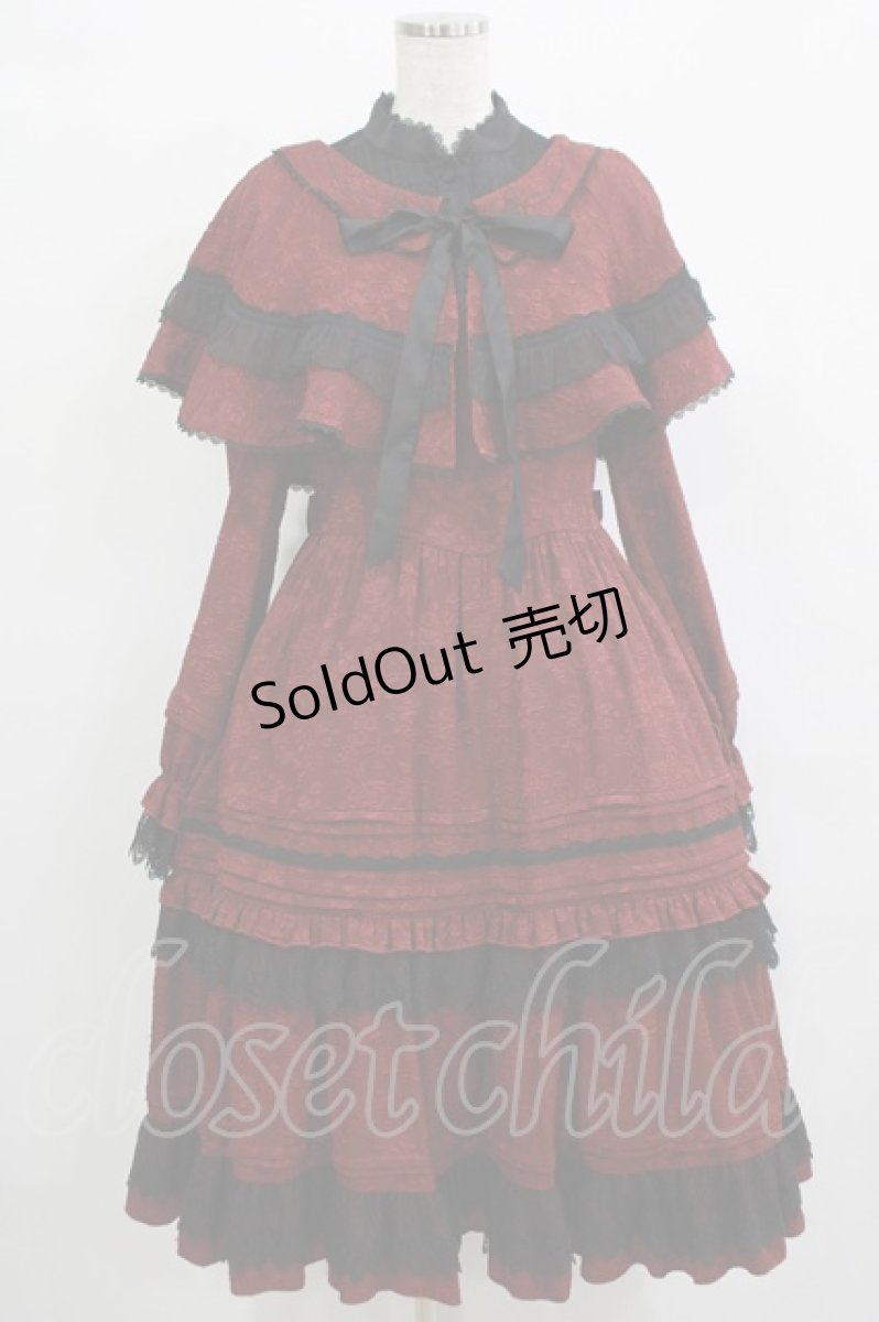 画像1: Hoshibako Works / Rozen Maiden x HoshibakoWorks 真紅ケープ付きワンピース Free ボルドー H-25-12-13-1012-LO-OP-NS-ZH (1)