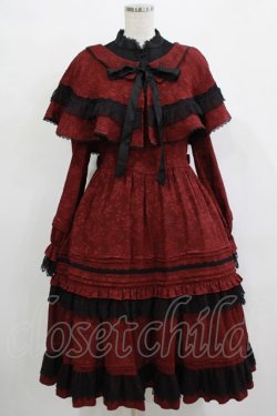画像1: Hoshibako Works / Rozen Maiden x HoshibakoWorks 真紅ケープ付きワンピース Free ボルドー H-25-12-13-1012-LO-OP-NS-ZH