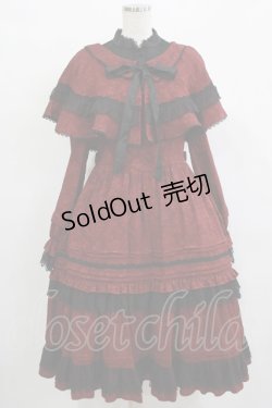 画像1: Hoshibako Works / Rozen Maiden x HoshibakoWorks 真紅ケープ付きワンピース Free ボルドー H-25-12-13-1012-LO-OP-NS-ZH