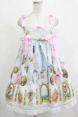 BABY,THE STARS SHINE BRIGHT / Effeuiller la Marguerite〜乙女の恋心のゆくえ〜柄ベビードールジャンパースカート Free サックス H-25-12-13-1002-BA-OP-NS-ZH