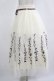 画像2: an another angelus / スミレ刺繍チュールスカート Free OFF WHITE H-25-12-13-1018-CA-SK-NS-ZH (2)
