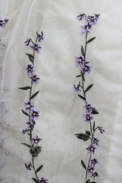 画像4: an another angelus / スミレ刺繍チュールスカート Free OFF WHITE H-25-12-13-1018-CA-SK-NS-ZH
