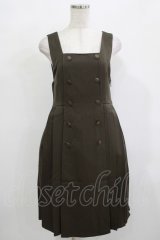 Fi.n.t / エンブレム釦プリーツジャンパースカート Free KHAKI H-25-12-13-1020-CA-OP-NS-ZH