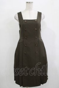 Fi.n.t / エンブレム釦プリーツジャンパースカート Free KHAKI H-25-12-13-1020-CA-OP-NS-ZH