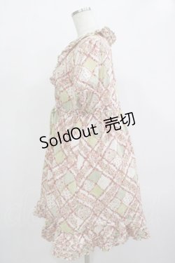 画像2: PINK HOUSE / 花柄チュニック Free グリーン H-25-12-13-1022-LO-OP-NS-ZH