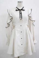 Rojita / ハートチャーム肩透かしラッフルワンピース Free  H-25-12-13-1024-LO-OP-NS-ZH