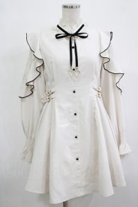 Rojita / ハートチャーム肩透かしラッフルワンピース Free  H-25-12-13-1024-LO-OP-NS-ZH