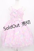 Angelic Pretty / SPACE TOYSジャンパースカートSet Free ピンク H-25-12-14-001-AP-OP-NS-ZH