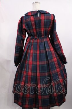 画像2: FLC / MINA*タータンチェックワンピース M グリーン H-25-12-14-005-LO-OP-NS-ZH