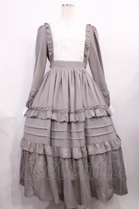 axes femme kawaii / アンティークドールワンピース M グレー H-25-12-14-007-AX-OP-NS-ZH