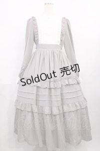 axes femme kawaii / アンティークドールワンピース M グレー H-25-12-14-007-AX-OP-NS-ZH