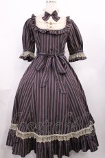 画像1: Victorian maiden / クラシカルドールロングドレス Free ダークグリーン H-25-12-14-008-CL-OP-NS-ZH (1)