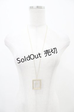 画像2: Jane Marple / Eternal Framesペンダント  クリア×ゴールド H-25-12-14-1004-JM-AC-KB-ZH