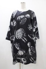 Drug Honey / マッドサイエンス臓器移植ワンピース  ブラック H-25-12-14-1029-PU-OP-KB-ZH