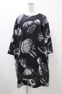 Drug Honey / マッドサイエンス臓器移植ワンピース  ブラック H-25-12-14-1029-PU-OP-KB-ZH