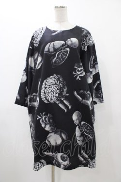 画像1: Drug Honey / マッドサイエンス臓器移植ワンピース  ブラック H-25-12-14-1029-PU-OP-KB-ZH