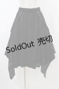 Drug Honey / イレギュラースカート  ブラック H-25-12-14-1031-PU-SK-KB-ZH