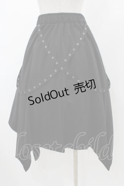 画像2: Drug Honey / イレギュラースカート  ブラック H-25-12-14-1031-PU-SK-KB-ZH