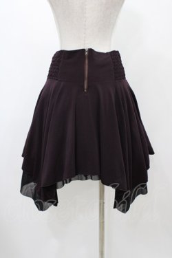 画像2: Ozz Croce / プリントイレギュラースカート  ボルドー H-25-12-14-1032-OO-SK-KB-ZH