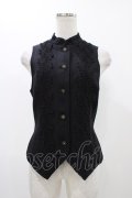 MIHO MATSUDA / スタンドカラーベスト  ブラック H-25-12-14-1034-GO-TO-KB-ZH