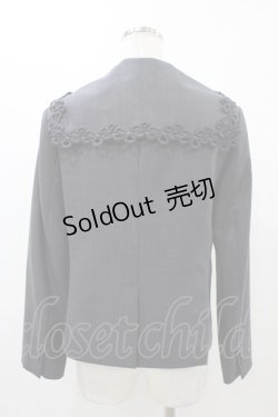 画像2: Jane Marple / Clear twillマリンカラージャケット  グレー H-25-12-14-1037-JM-JA-KB-ZH