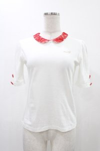 MILK / ホイップTops  オフ×レッド H-25-12-14-1038-ML-TO-KB-ZH