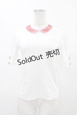 画像1: MILK / ホイップTops  オフ×レッド H-25-12-14-1038-ML-TO-KB-ZT1216J